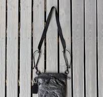 Black Tyvek Crossbody Sling Bag: Urban Shoulder Pack - Etsy