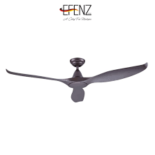 Craftmade 3 blade ceiling fan without light ve58fb3 velocity black 58 inch and wall control. Efenz Tiffany Midnight Titanium Ceiling Fan Bacera
