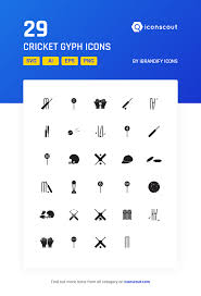 Download Cricket Gyph Icon Pack Available In Svg Png Eps Ai Icon Fonts Icon Pack Icon Cricket