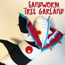 But it's more than a fancy mood light. Sandworm Tree Garland Stitching Witch Crafts