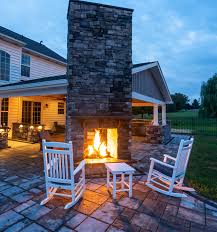 The fireplace front panel has a brushed stainless finish that will enhance any patio or outdoor living room. Outdoor Fire Place Lancaster Pa Hosler S Homescapes