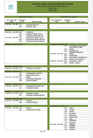 Exam timings will be released along with. Cbse 12th Class New Date Sheet 2021 Cbse Nic In Arts Commerce Science Xii Revised Exam Dates Time Table