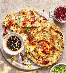 Scallion pancakes (spring onion pancakes)