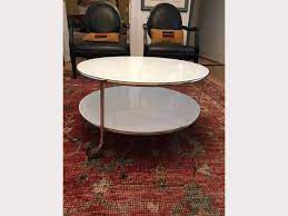 You can gather ikea glass coffee table with wheels guide and see the latest ikea. Ikea Strind Round White Glass Coffee Table Apartment Therapy S Bazaar