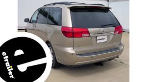 Toyota sienna trailer hitches & towing accessories are the tools you need for the safest tow possible. Etrailer Best 2004 Toyota Sienna Trailer Hitch Options Youtube