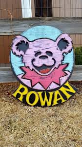 Dancing Bear Personalized Wall Art Grateful Dead Dead Etsy Personalized Wall Art Grateful Dead Dancing Bears Dancing Bears