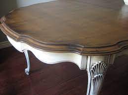 Sold Large Solid Pecan Wood French Provincial Dining Set High End Quality By The Dining Table Makeover French Provincial Furniture French Dining Tables