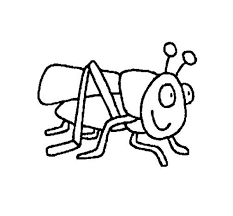 Using this multi part tutorial we will colour the. Grasshopper Clipart Coloring Page Wikiclipart