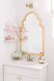 Here at dunelm we offer a wide range of bathroom accessories to make your bathroom decor both beautiful and practical. Home Blush And Brass Bathroom Girl Bathroom Decor Gold Bathroom Decor Gold Bathroom