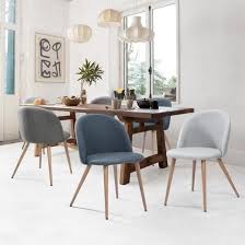 Zomba Lot De 2 Chaises De Salle A Manger Metal Revetu De Tissu Gris Clair Scandinave L 48 X P 50 Cm Chaise Salle A Manger Chaises D Appoint Salle A Manger Gris Clair