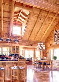 La Cuisine En Bois Massif En Beaucoup De Photos En 2020 Cuisine Bois Massif Maison Bois Maison En Rondins