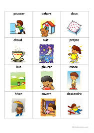 Epingle Sur Les Contraires