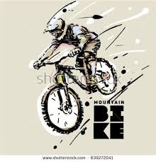 Maybe you would like to learn more about one of these? Downhill Mountain Bike Sketch Style Vector Illustration Bike Illustration Mountain Bike Tattoo Bike Art