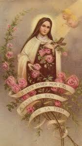 Saint Therese The Little Flower Antique Holy Card St Therese Of Lisieux Holy Cards