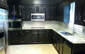 black cabinets white countertops and