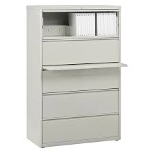 Maybe you would like to learn more about one of these? Hirsh Industries 17640 Gray Five Drawer Lateral File Cabinet With Roll Out Binder Storage 36 X 18 5 8 X 67 5 8
