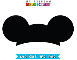 Mickey Mouse Ears Clipart Svg Png Jpg Dxf By Myrainbownerdicorn Mickey Mouse Ears Disney Printables Mickey Mouse