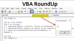 Vba Roundup How To Use Roundup In Vba With Examples