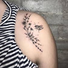 Lavender Sprig Tattoo For Shoulder Lavender Tattoo Tattoos Tattoo Designs Men