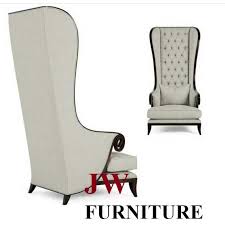 Sofa set minimalis ungu putih cantik: Kursi Sofa Wing Chair Highback