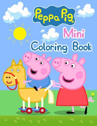 Download this adorable dog printable to delight your child. Peppa Pig Mini Coloring Book Peppa Pig Mini Coloring Book Peppa Pig Coloring Book Peppa Pig Coloring Books For Kids Ages 2 4 25 Pages 8 5 X 11 By Moklesur Press