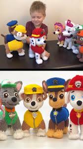 Crochet Paw Patrol Characters Video Crochet Dolls Paw Patrol Characters Crochet Dog