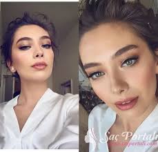 Neslihan Atagul Hair Color And Hairstyles Atagul Color Hairstyles Neslihan Dugun Makyaji Gelin Makyaji Gelin Sac Modelleri
