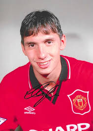 CHRIS CASPER IN Manchester United Shirt HAND SIGNED A4 Autograph Photo  Mount COA £15.96