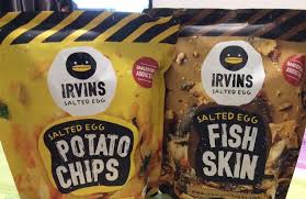 Irvins brings you the world's #dangerouslyaddictive salted egg fish skin and potato chips. Febeth Diary Of A Domesticated Blogger Restaurant Review 155 Irvin S Salted Egg Fish Skin