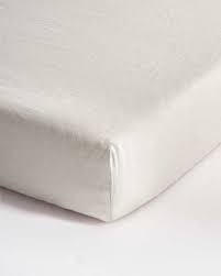 Quince — European Linen Fitted Crib Sheet