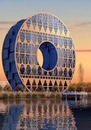 Lucky Coin Structure On Pearl River Guangzhou China Futuristische Architectuur Moderne Architectuur Architectuur