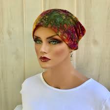Buy hair loss scarves and get the best deals at the lowest prices on ebay! Head Scarf For Women With Hair Loss Cancer Headwear Chemo Hat Alopecia Head Wrap Head Cover Turban Cancer Gift Fall Tie Dye