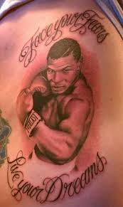 Mike Tyson Tattoo By Juan Gonzalez Of Exclusive Ink Cartoon Tattoos Mike Tyson Tattoo Mike Tyson Face Tattoo