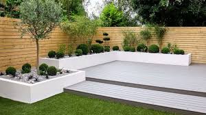 Pebble Grey Composite Decking Ecodek Co Uk Small Garden Landscape Back Garden Design Small Garden Design