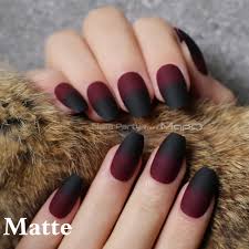 Es otro por el que podríamos comprar uñas acrílicas rojas. Unas Postizas Negras Con Degradado Rojo Mate Negras Y Rojas 24 Uds Unas Postizas Aliexpress