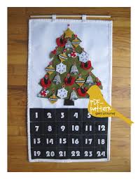 Christmas Advent Calendar Pdf Instant Download Sewing Pattern In 2020 Christmas Advent Calendar Christmas Advent Diy Advent Calendar