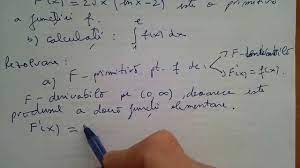 Multimea primitivelor lui g se numeste integrala nedefinita a lui g si se noteaza prin Primitiva Unei Functii Integrala Definita Youtube