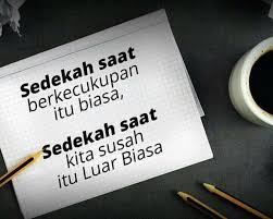Sedekah Motivasi Kutipan Pengetahuan Kutipan Motivasi