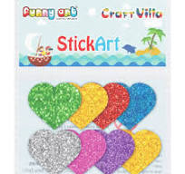 Craft Villa Sparkle Glitter Self Adhesive Multicolor Eva ...