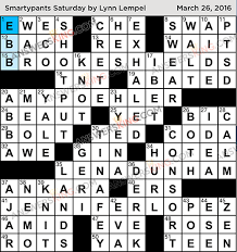 In classic puzzle style, this crossword gets more difficult each day. Daily Celebrity Crossword Puzzle Solver