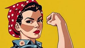 Comic Retro Strong Powerful Woman Inspired Stock Vector (Royalty Free)  1172341153