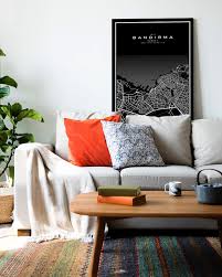 Bandirma Sehir Plan Tablosu Siyah Tablolar Urunler Sehir