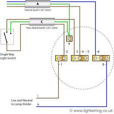As you can see all the installation is divided to 7 (can be more) different circuits to provide safely isolating the supply without the need of interrupting the supply to other circuits. Light Wiring Wiring Diagram Ceiling Rose Wiring Lighting Diagram