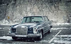 W108 In Snowfall Mercedes Benz Benz Mercedes Benz Classic