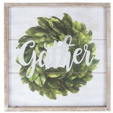 Gather Wreath Wood Wall Decor Fall Wall Decor Wood Wall Decor Fall Decor
