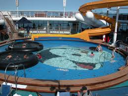 Original Mickey Magic Slide And Pool Pool Disney Cruise Hot Tub