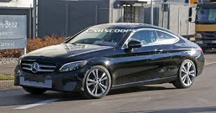 2018 Mercedes C Class Coupe Next In Line For A Visit To The Plastic Surgeon Carscoops Mercedes C Class Coupe C Class Mercedes