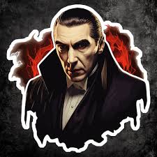 Bela Lugosi Dracula Vinyl Sticker: Classic Horror Halloween