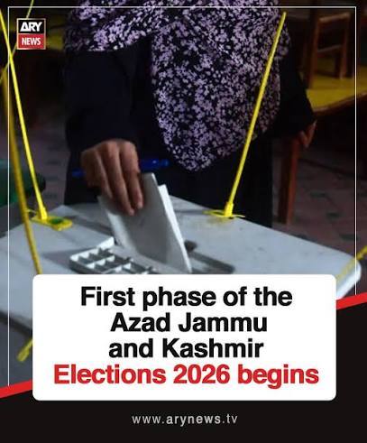 Polling has commenced in the first phase of the Azad Jammu and Kashmir  (AJK) elections 2026 across the three districts of the Mirpur  Division—Mirpur, Kotli and Bhimber. Voting is underway in 13