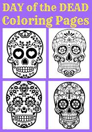Rituals celebrating the deaths of ancestors had been observed by these civilizations 3,000 years ago! Day Of The Dead Coloring Pages For Kids Great For 3d Activities
